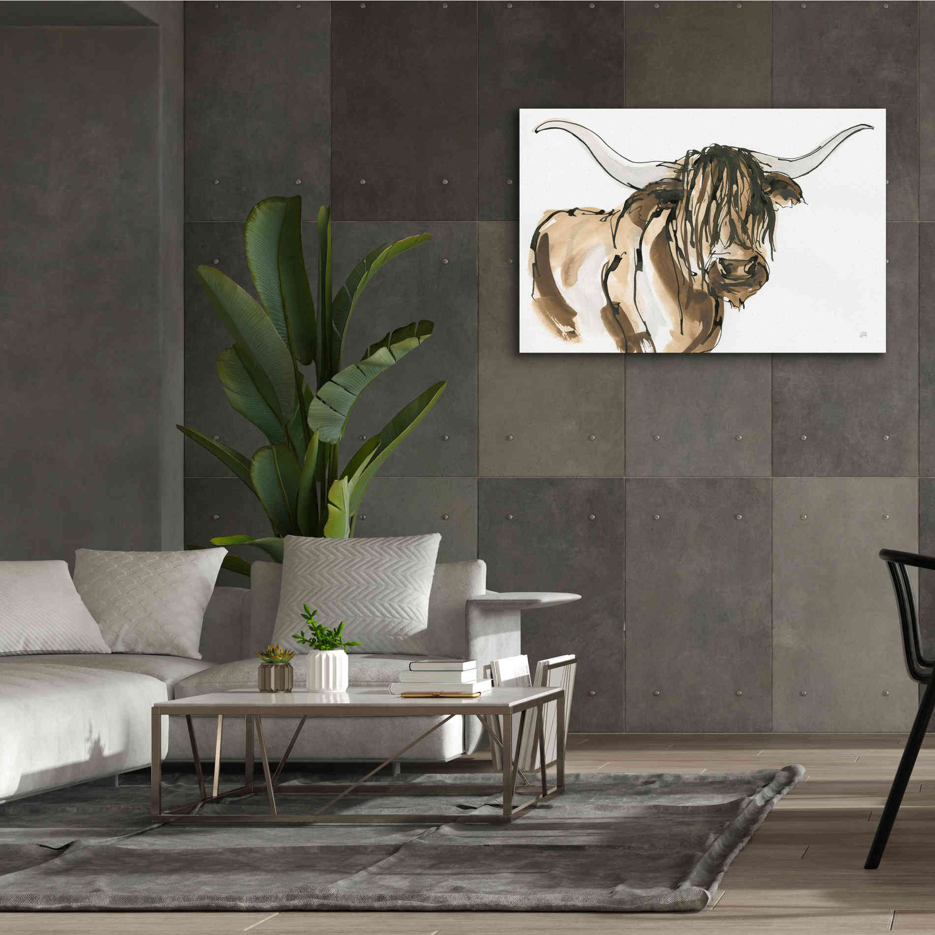 'Highlander I' by Chris Paschke, Giclee Canvas Wall Art,60 x 40