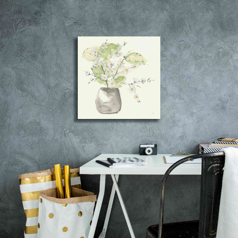 Image of 'Plant Blossom I' by Chris Paschke, Giclee Canvas Wall Art,18 x 18