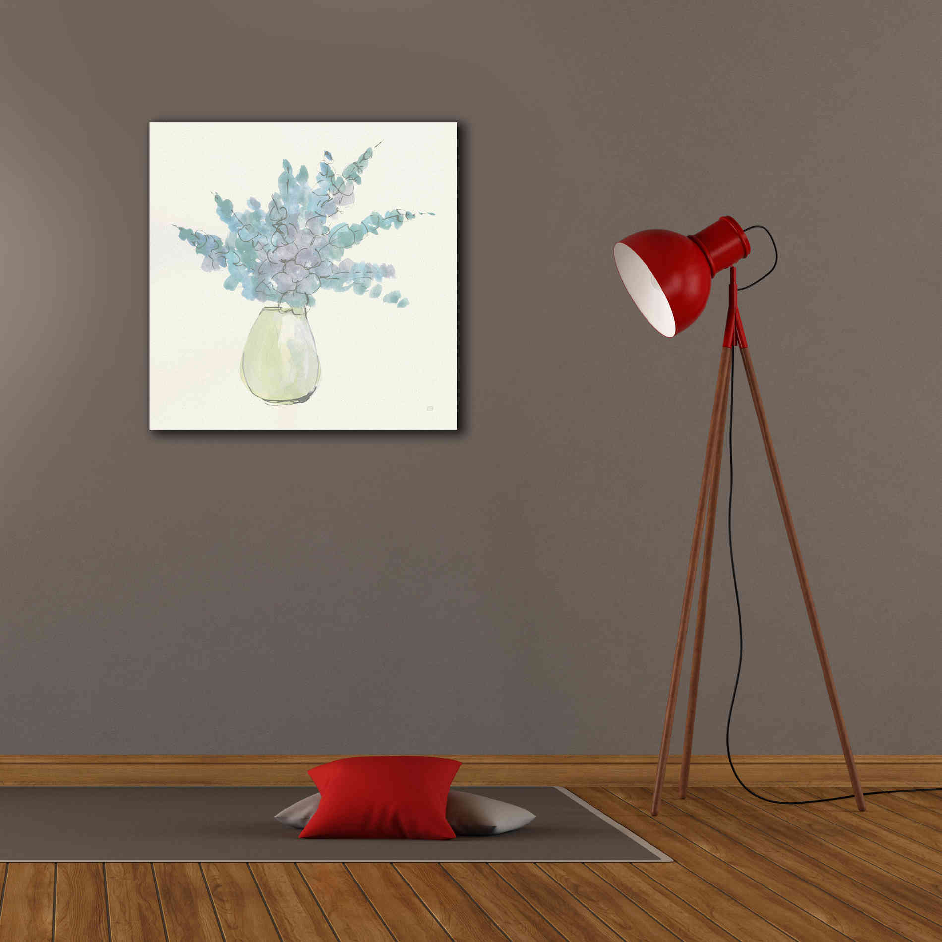 'Plant Eucalyptus IV' by Chris Paschke, Giclee Canvas Wall Art,26 x 26