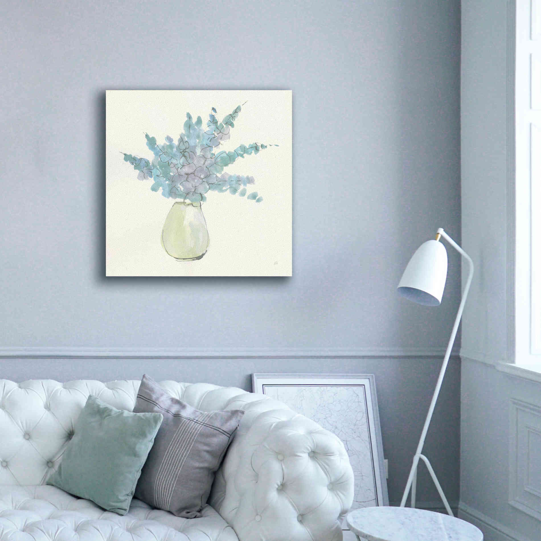 'Plant Eucalyptus IV' by Chris Paschke, Giclee Canvas Wall Art,37 x 37