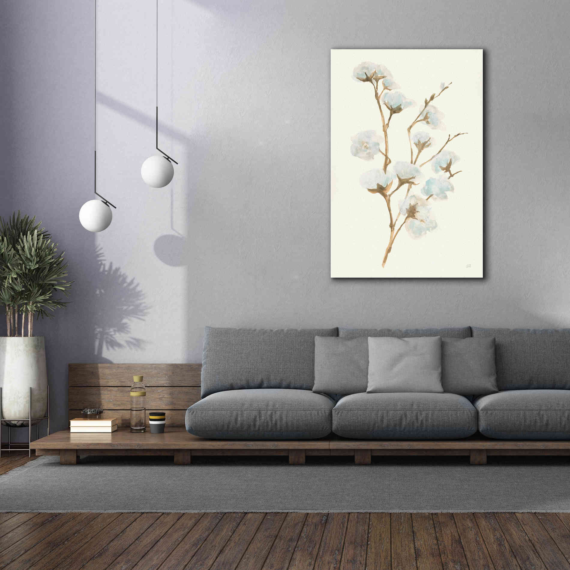 'Summer Cotton I' by Chris Paschke, Giclee Canvas Wall Art,40 x 60