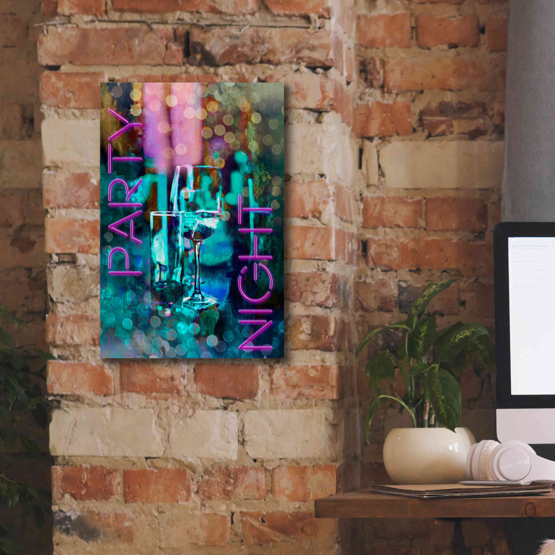 'Party Night' by Andrea Haase, Giclee Canvas Wall Art,12 x 18