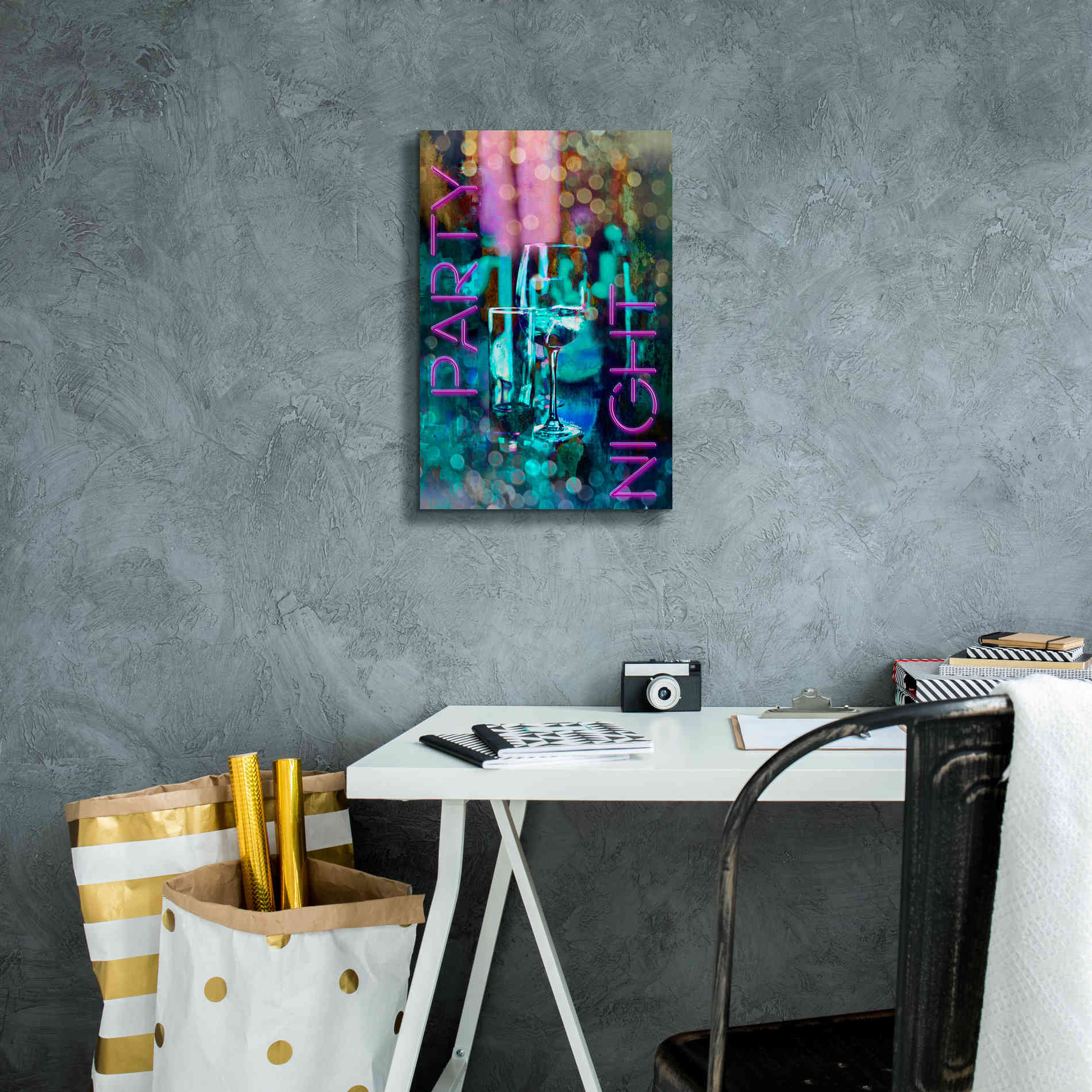 'Party Night' by Andrea Haase, Giclee Canvas Wall Art,12 x 18