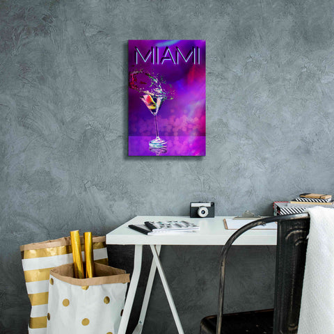 Image of 'Miami Party Night' by Andrea Haase, Giclee Canvas Wall Art,12 x 18