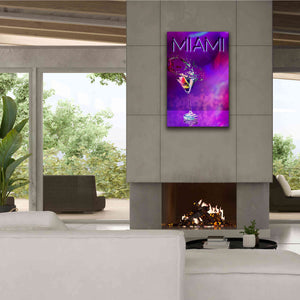 'Miami Party Night' by Andrea Haase, Giclee Canvas Wall Art,26 x 40