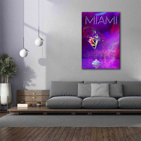Image of 'Miami Party Night' by Andrea Haase, Giclee Canvas Wall Art,40 x 60