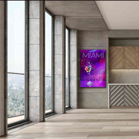 Image of 'Miami Party Night' by Andrea Haase, Giclee Canvas Wall Art,40 x 60