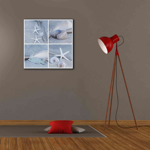Image of 'Summer Beach Still Life Collage II' by Andrea Haase, Giclee Canvas Wall Art,26 x 26