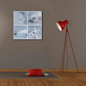 'Summer Beach Still Life Collage II' by Andrea Haase, Giclee Canvas Wall Art,26 x 26