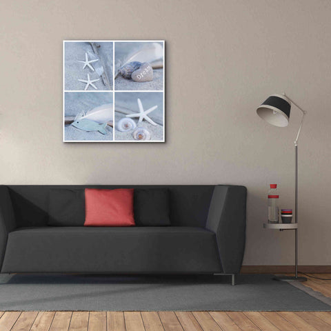 Image of 'Summer Beach Still Life Collage II' by Andrea Haase, Giclee Canvas Wall Art,37 x 37