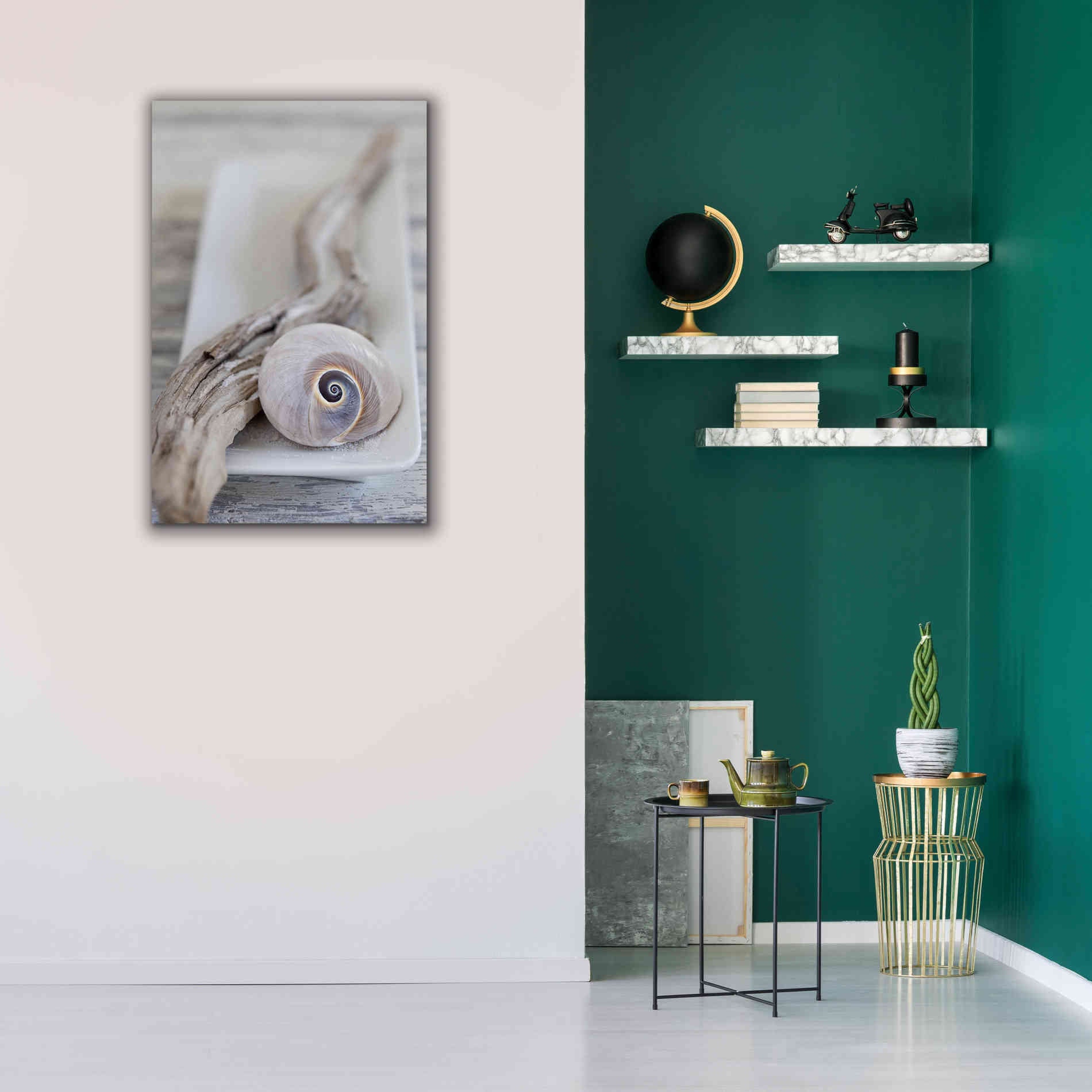 'Zen Style Beach Still' by Andrea Haase, Giclee Canvas Wall Art,26 x 40
