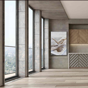 'Zen Style Driftwood Seashell Still' by Andrea Haase, Giclee Canvas Wall Art,40 x 60