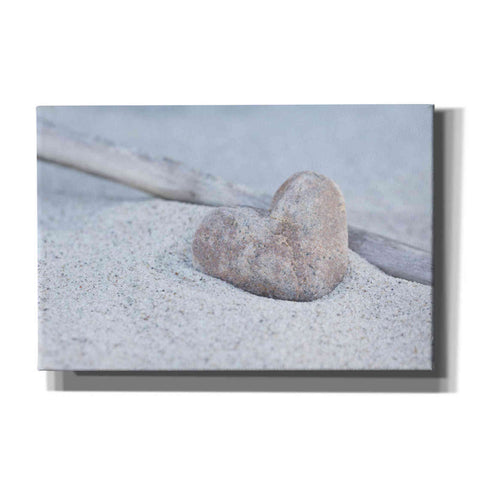 Image of 'Stone Heart Beach Still' by Andrea Haase, Giclee Canvas Wall Art