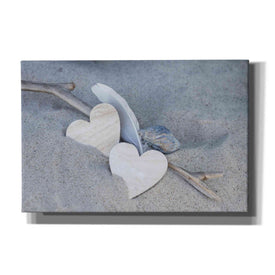 'Heart And Feather Beach Still' by Andrea Haase, Giclee Canvas Wall Art
