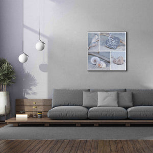 'Summer Beach Still Life Collage' by Andrea Haase, Giclee Canvas Wall Art,37 x 37
