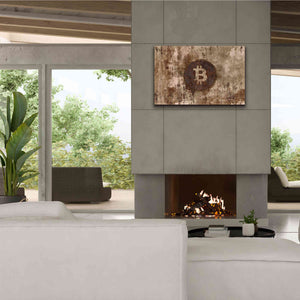 'Crypto Corrosion' by Andrea Haase, Giclee Canvas Wall Art,40 x 26