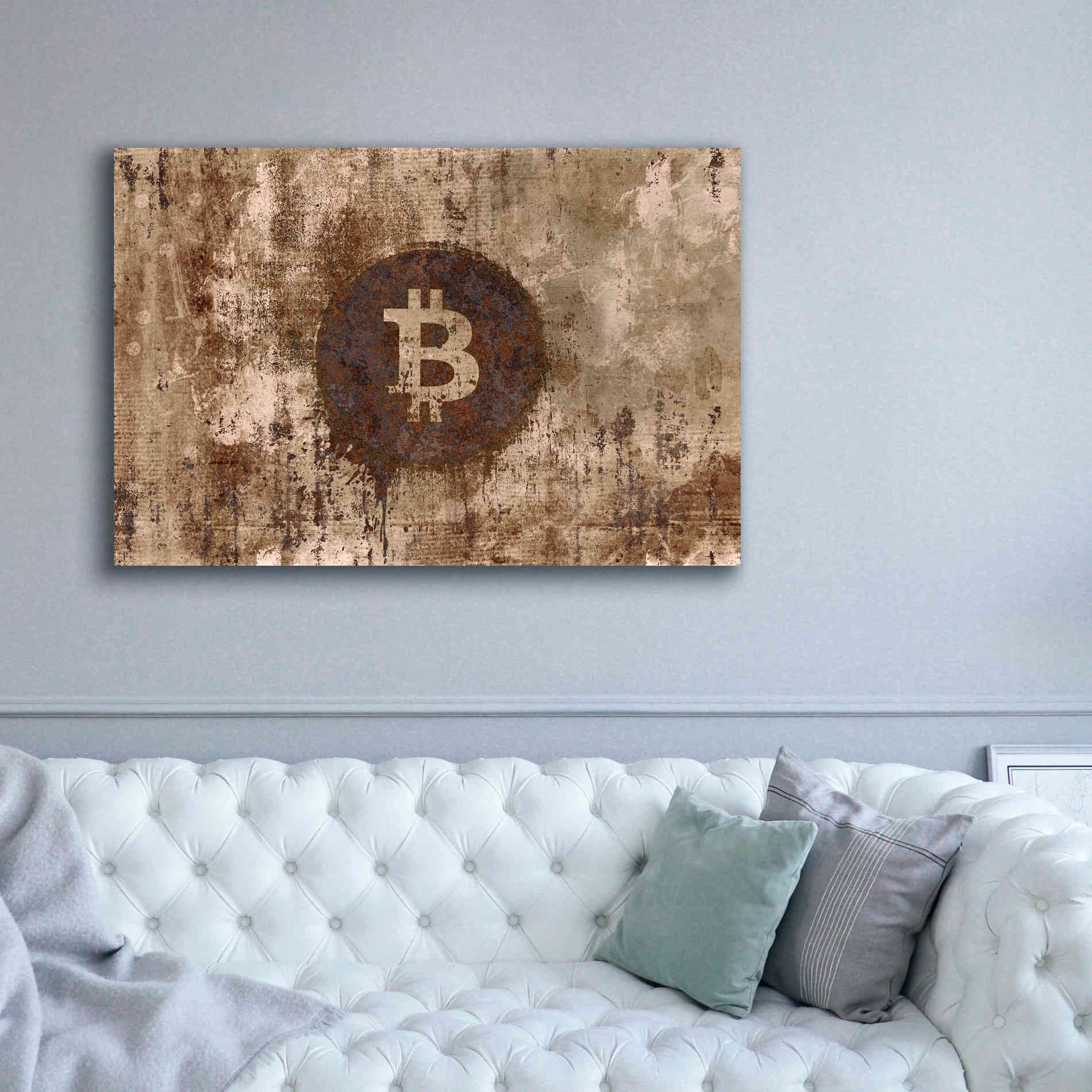 'Crypto Corrosion' by Andrea Haase, Giclee Canvas Wall Art,60 x 40
