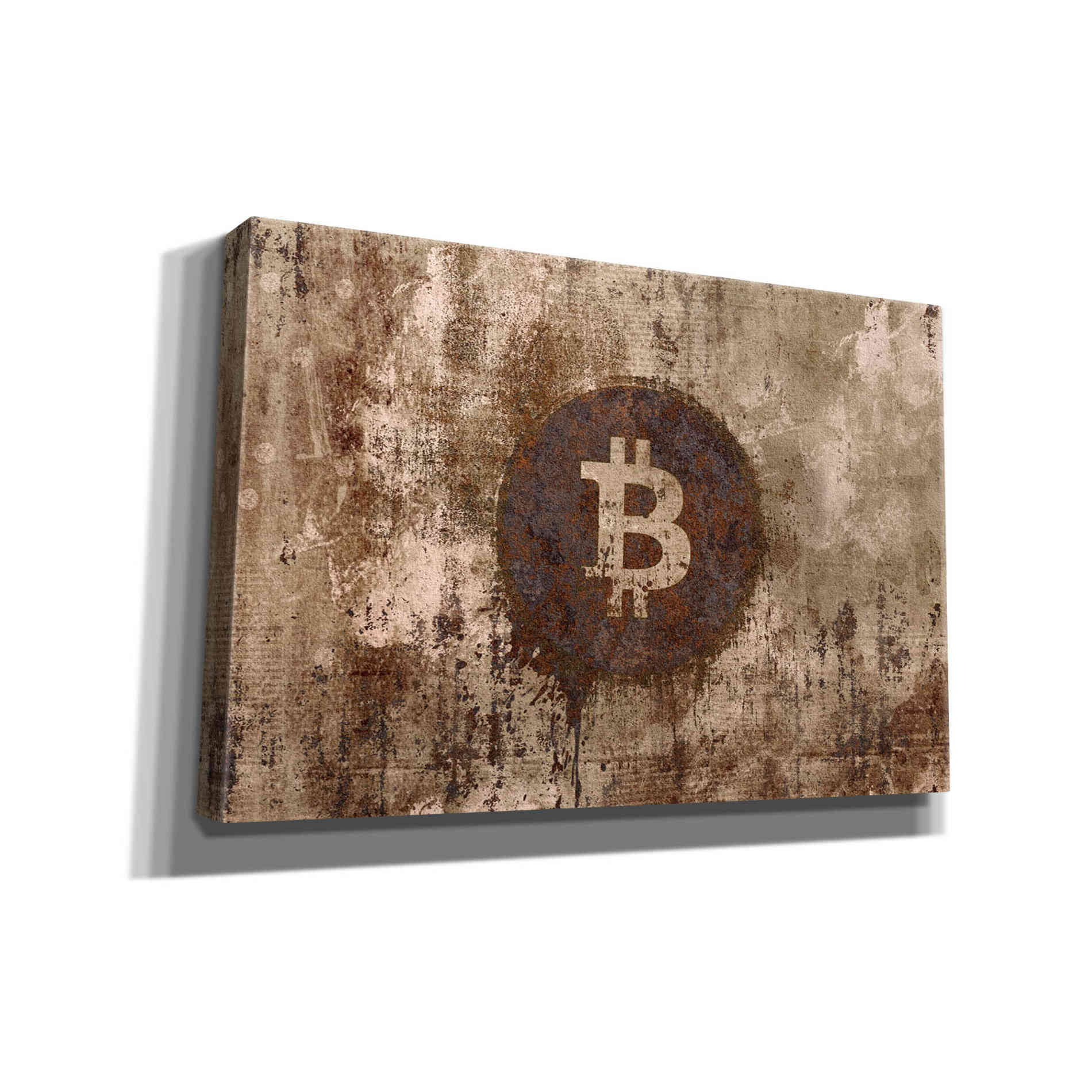 'Crypto Corrosion' by Andrea Haase, Giclee Canvas Wall Art
