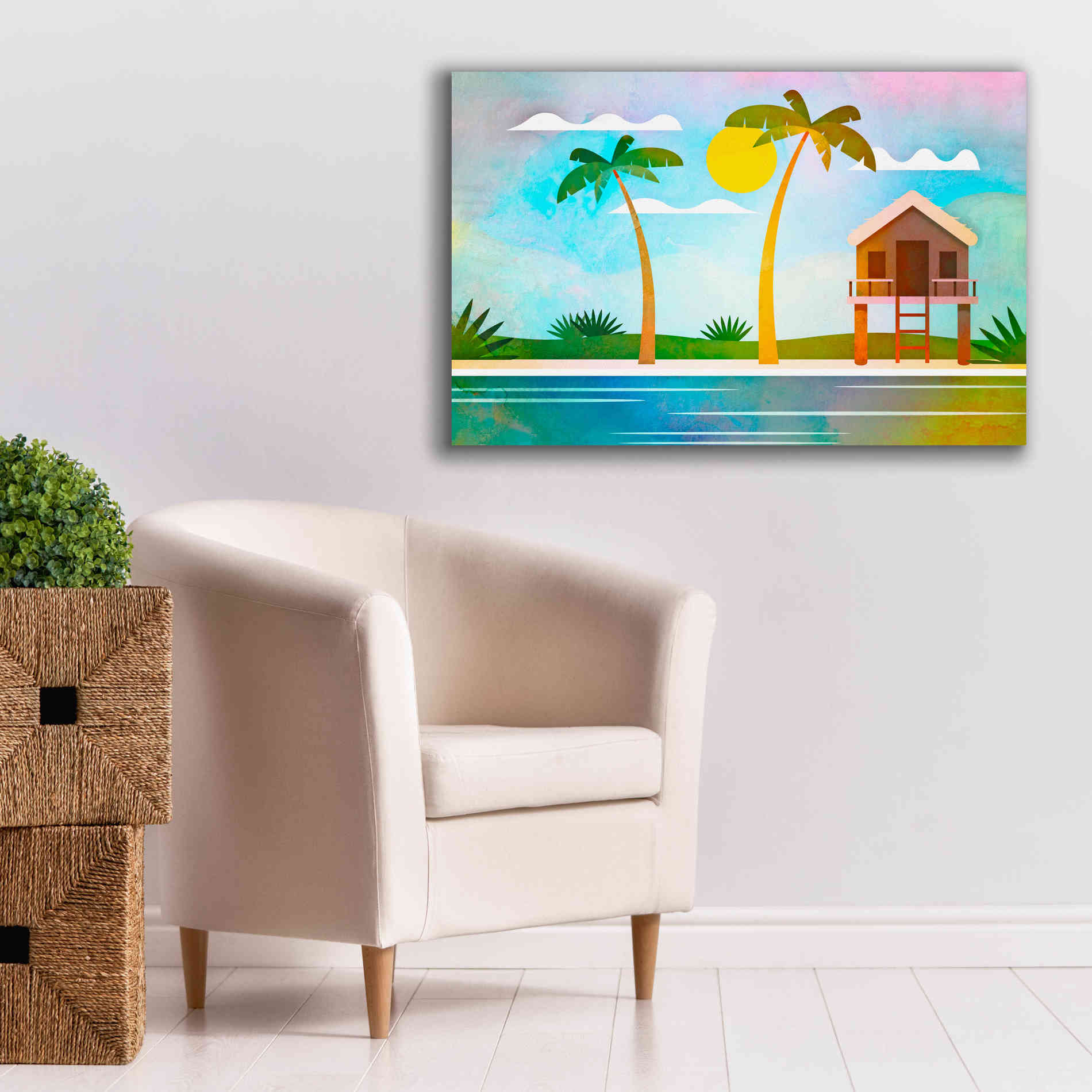 'Exotic Hideaway' by Andrea Haase, Giclee Canvas Wall Art,40 x 26