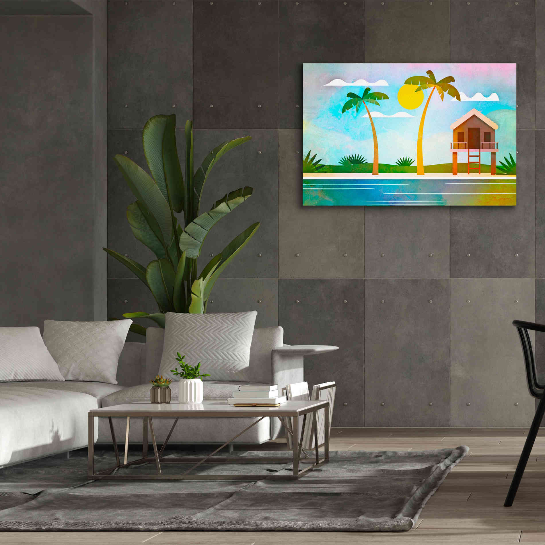 'Exotic Hideaway' by Andrea Haase, Giclee Canvas Wall Art,60 x 40