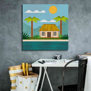 'Tropical Island Hideaway' by Andrea Haase, Giclee Canvas Wall Art,26 x 26