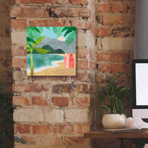 Image of 'Secret Surf Spot' by Andrea Haase, Giclee Canvas Wall Art,12 x 12