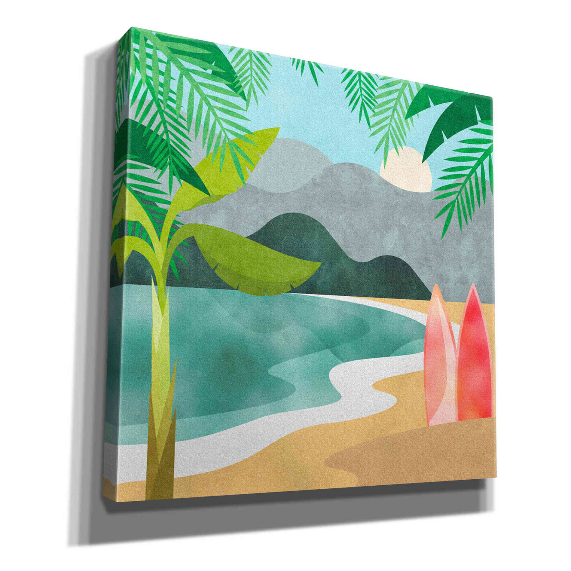 'Secret Surf Spot' by Andrea Haase, Giclee Canvas Wall Art