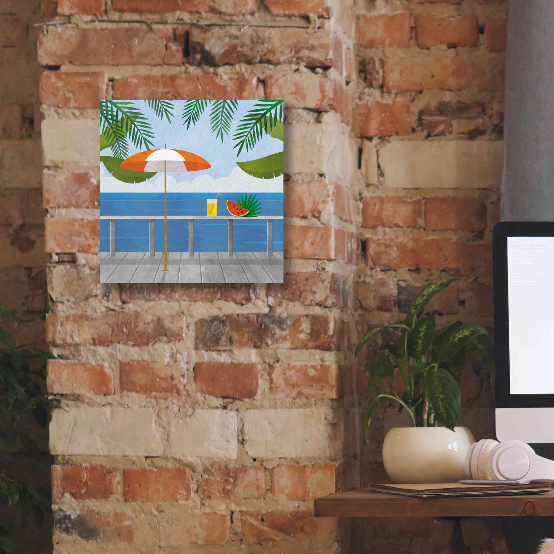 'Enjoy The View' by Andrea Haase, Giclee Canvas Wall Art,12 x 12