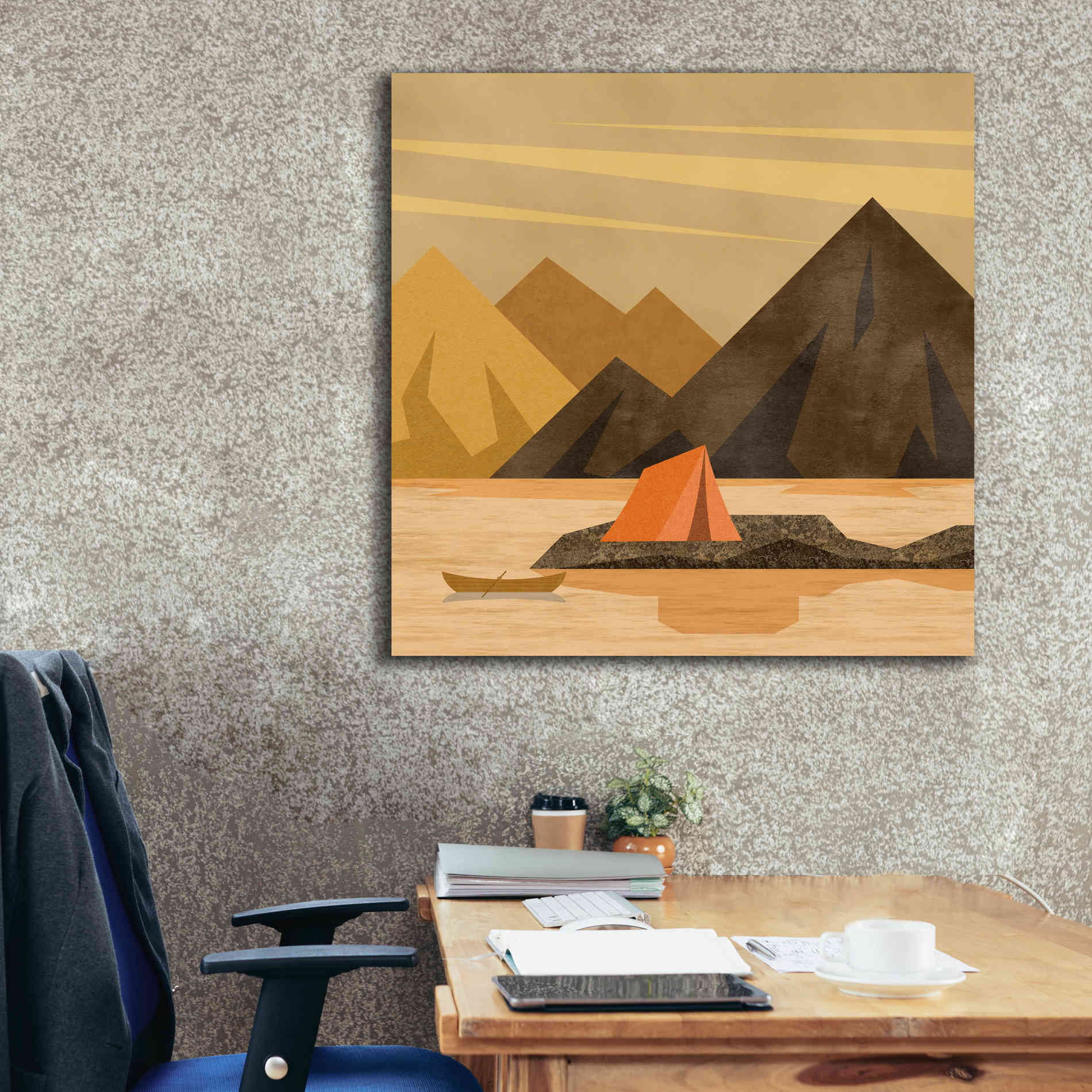 'Camping Adventure' by Andrea Haase, Giclee Canvas Wall Art,37 x 37