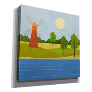 'The Old Windmill' by Andrea Haase, Giclee Canvas Wall Art