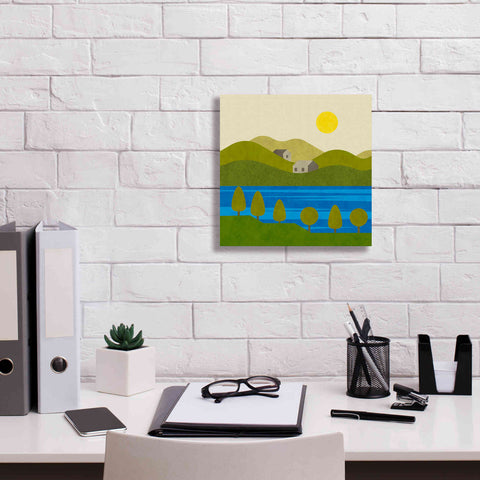 Image of 'River View' by Andrea Haase, Giclee Canvas Wall Art,12 x 12