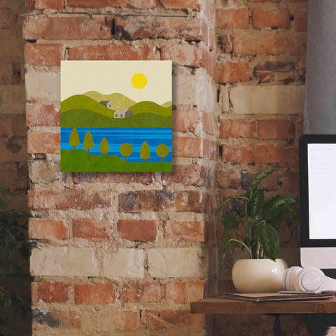 Image of 'River View' by Andrea Haase, Giclee Canvas Wall Art,12 x 12