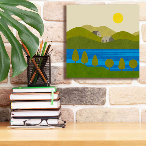 Image of 'River View' by Andrea Haase, Giclee Canvas Wall Art,12 x 12
