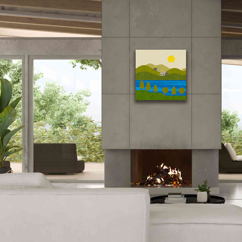 Image of 'River View' by Andrea Haase, Giclee Canvas Wall Art,26 x 26