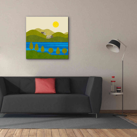 Image of 'River View' by Andrea Haase, Giclee Canvas Wall Art,37 x 37