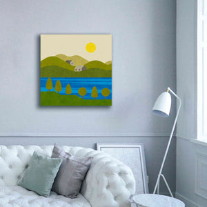 'River View' by Andrea Haase, Giclee Canvas Wall Art,37 x 37
