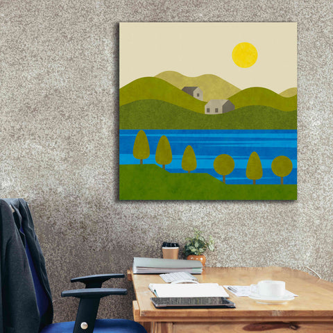 Image of 'River View' by Andrea Haase, Giclee Canvas Wall Art,37 x 37