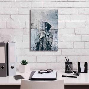 'Los Angeles City Girl Blue Grey' by Andrea Haase, Giclee Canvas Wall Art,12 x 18