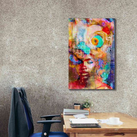 Image of 'New York City Girl' by Andrea Haase, Giclee Canvas Wall Art,26 x 40