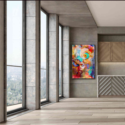 Image of 'New York City Girl' by Andrea Haase, Giclee Canvas Wall Art,40 x 60