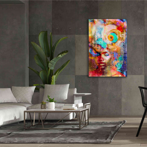 Image of 'New York City Girl' by Andrea Haase, Giclee Canvas Wall Art,40 x 60