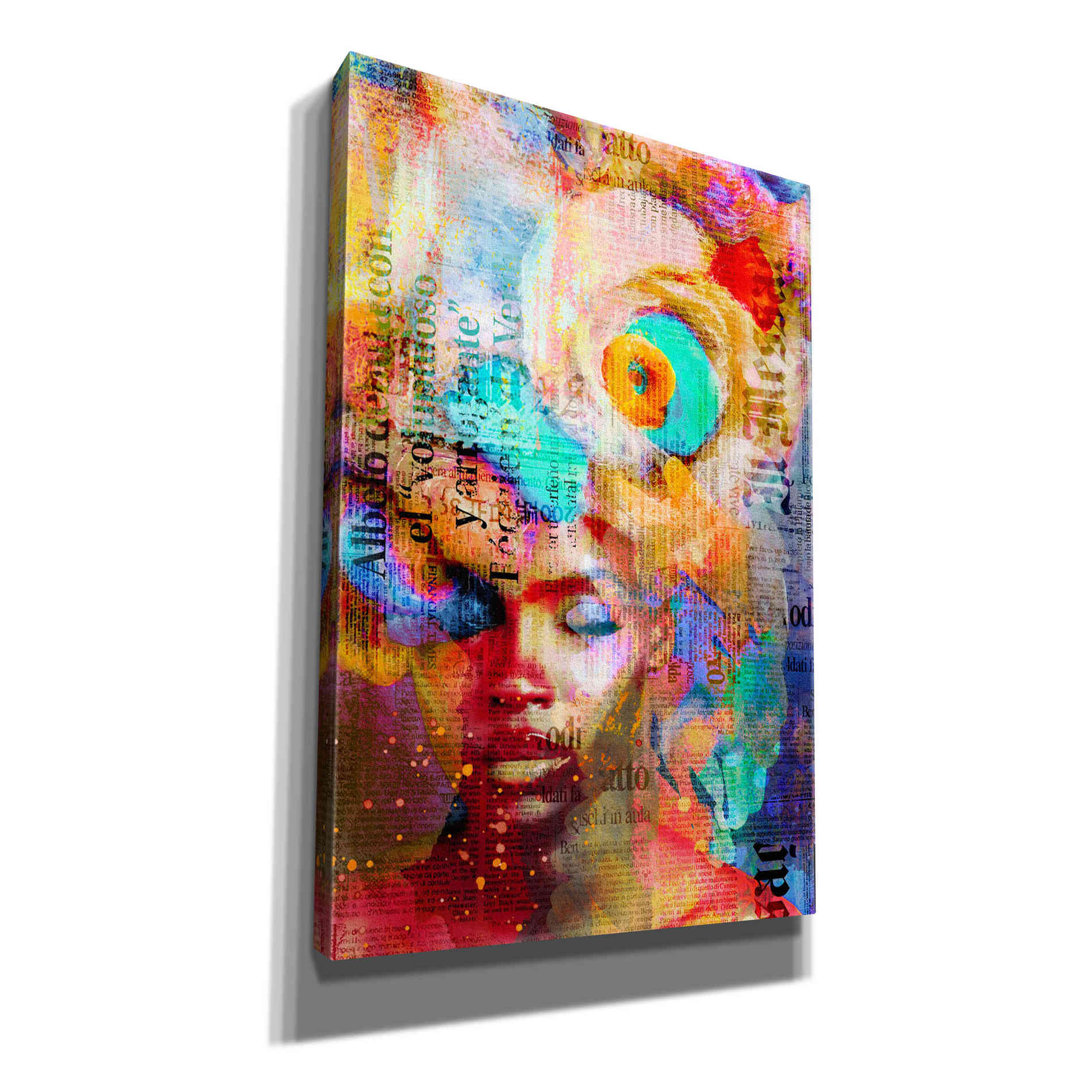 'New York City Girl' by Andrea Haase, Giclee Canvas Wall Art