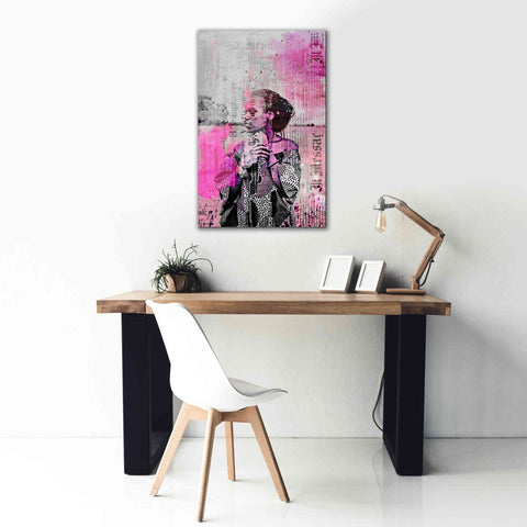 Image of 'Los Angeles City Girl Pink' by Andrea Haase, Giclee Canvas Wall Art,26 x 40