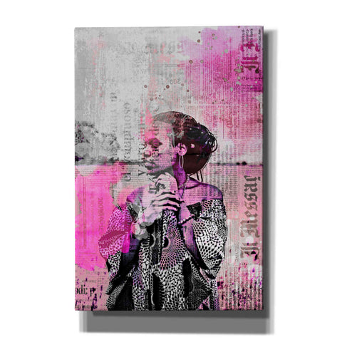 Image of 'Los Angeles City Girl Pink' by Andrea Haase, Giclee Canvas Wall Art