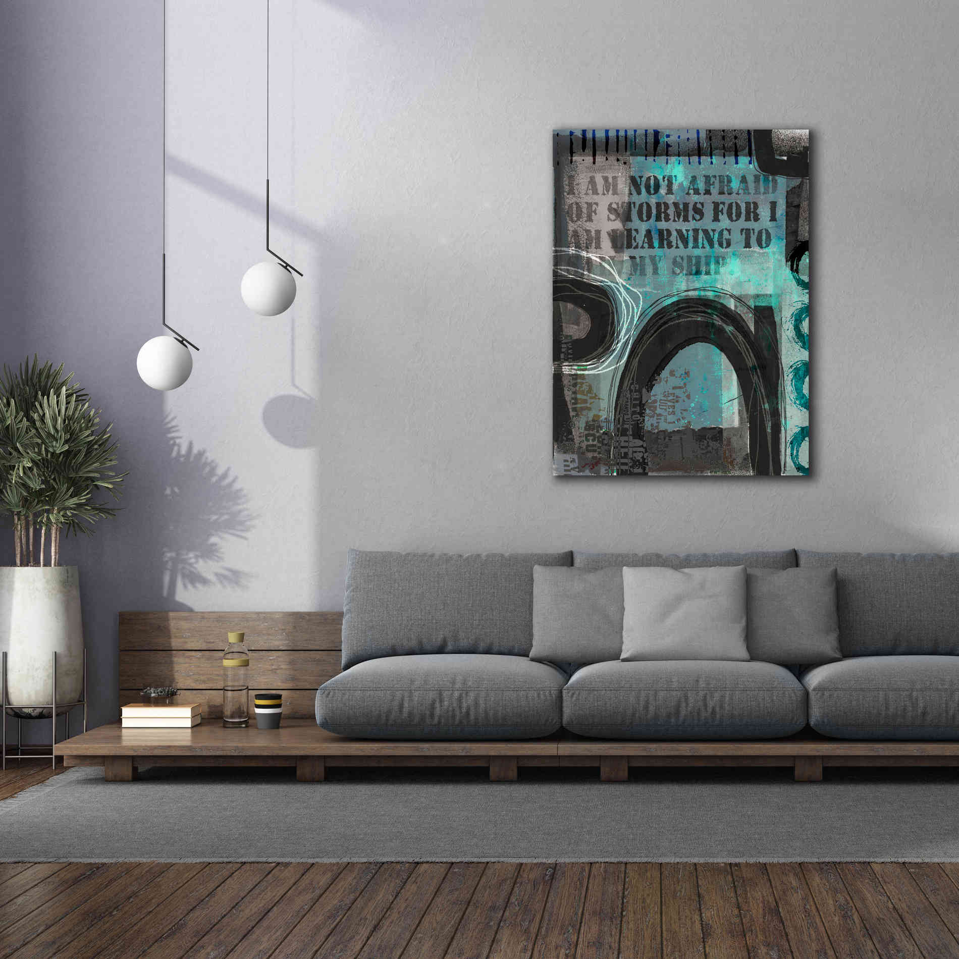 'Not Afraid Of Storms' by Andrea Haase, Giclee Canvas Wall Art,40 x 54