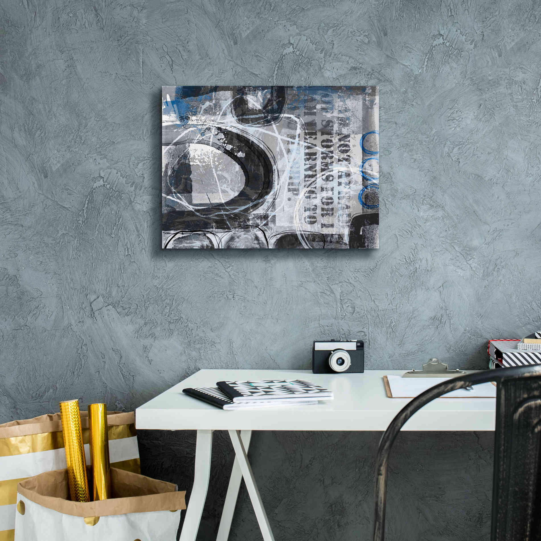 'Stormy Waters' by Andrea Haase, Giclee Canvas Wall Art,16 x 12