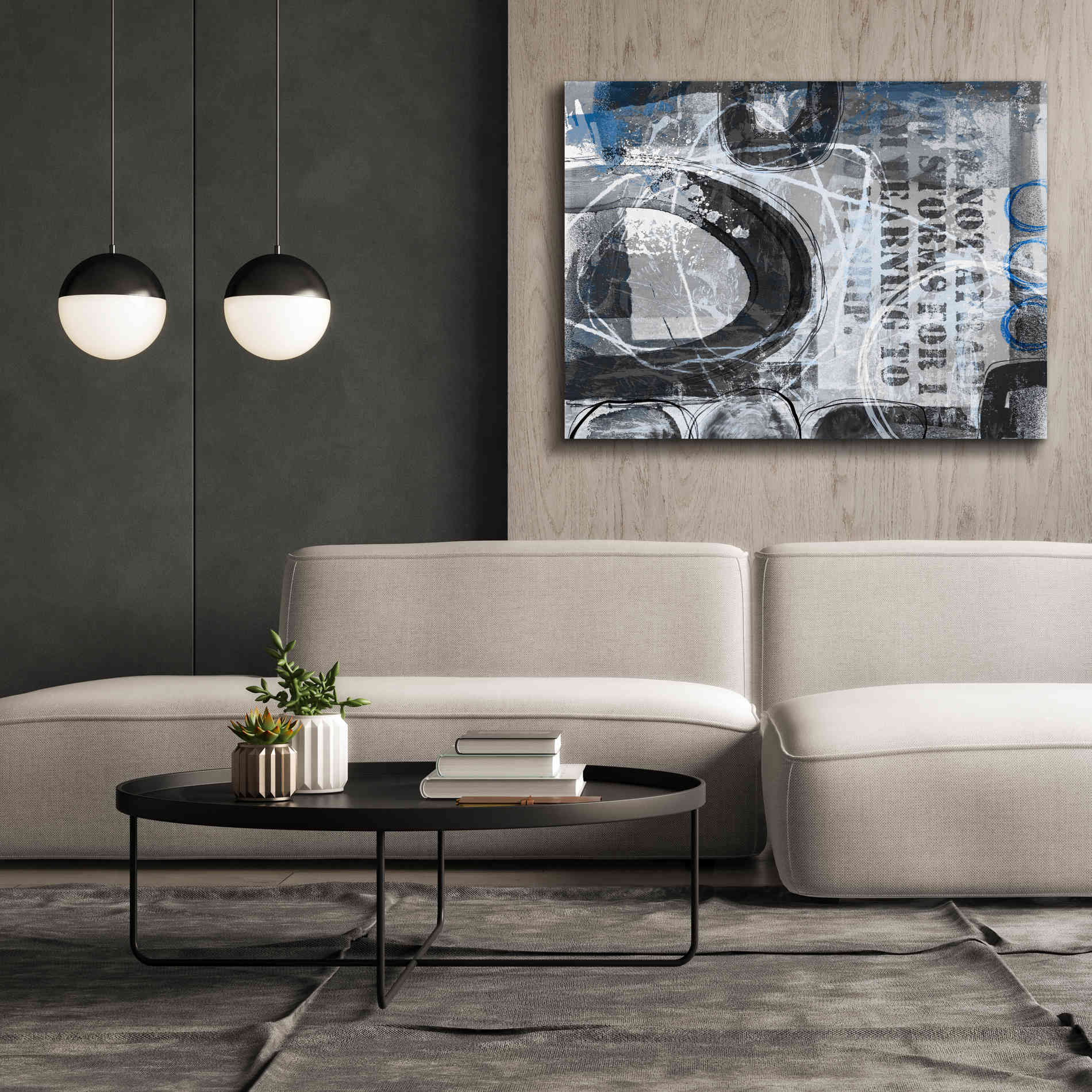'Stormy Waters' by Andrea Haase, Giclee Canvas Wall Art,54 x 40