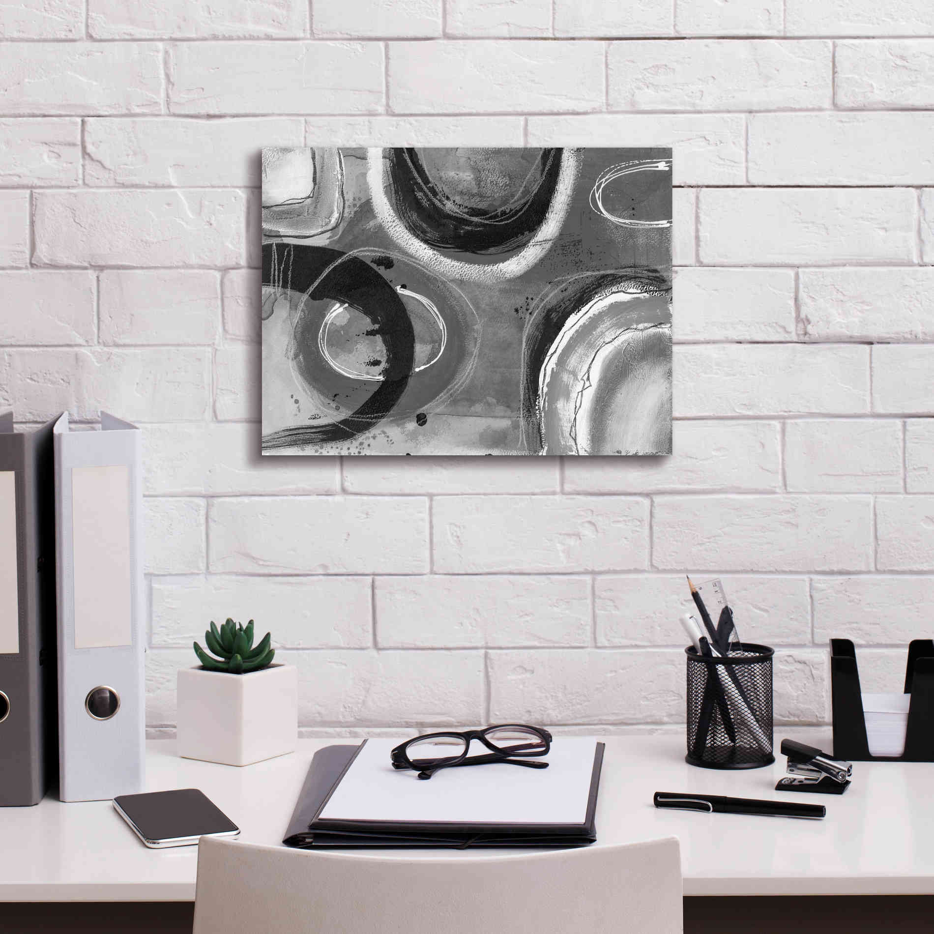 'Inner Circle' by Andrea Haase, Giclee Canvas Wall Art,16 x 12