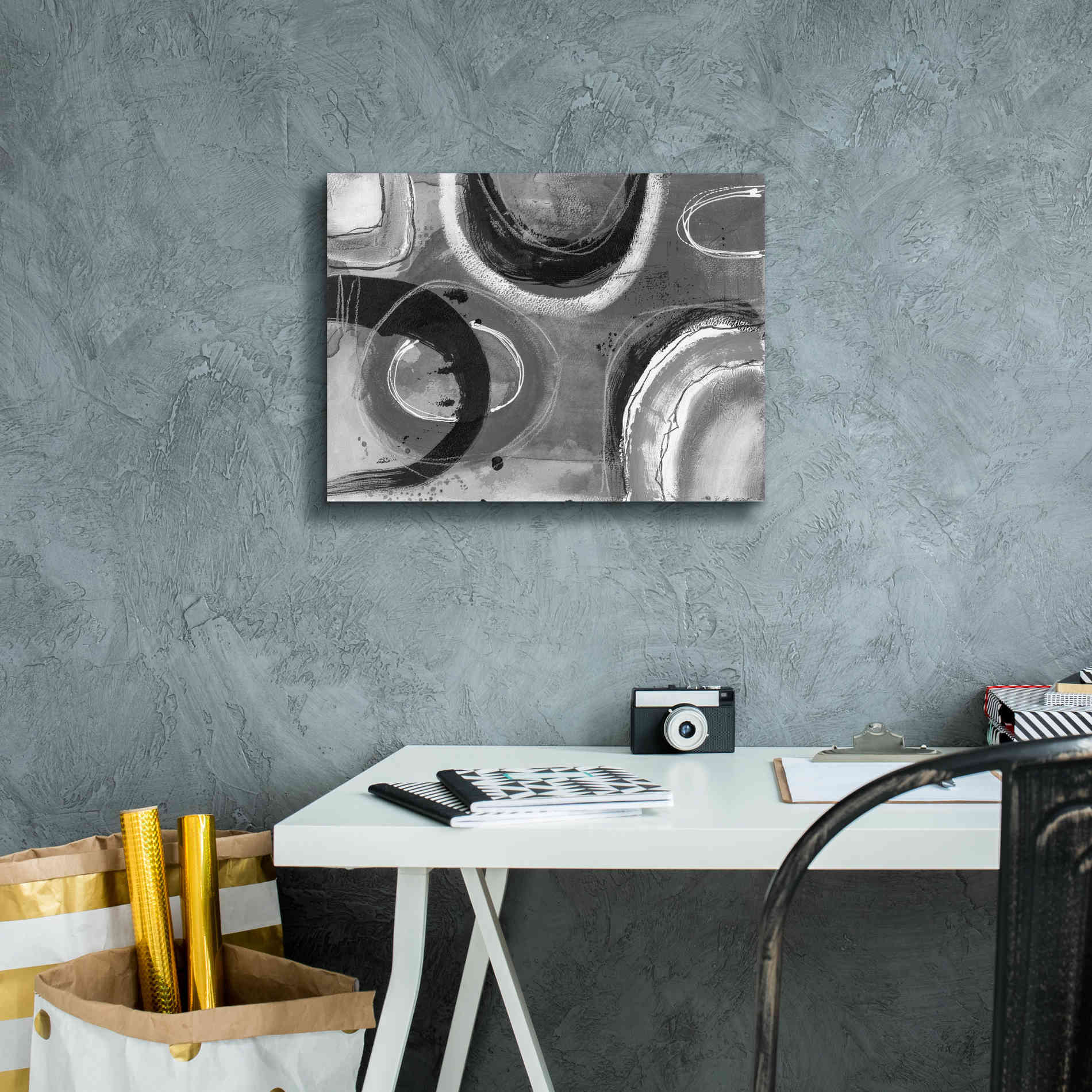 'Inner Circle' by Andrea Haase, Giclee Canvas Wall Art,16 x 12