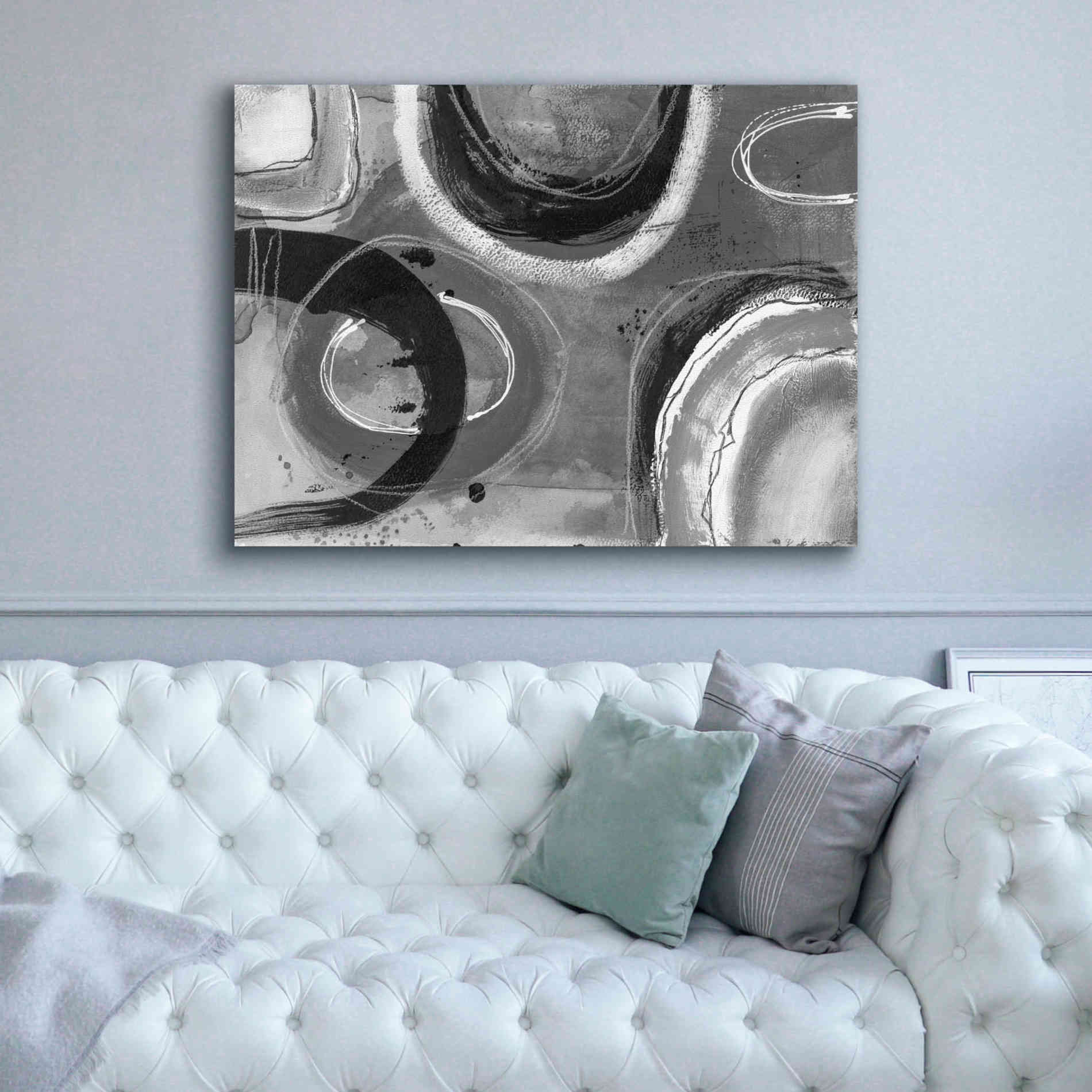 'Inner Circle' by Andrea Haase, Giclee Canvas Wall Art,54 x 40